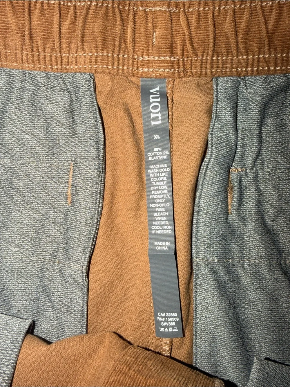 NWT Vuori Optimist Shorts - Camel color